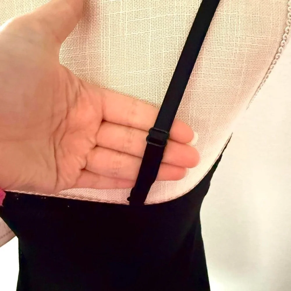 Gorgeous Y2K Felina Lingerie Black Lace Cami Top - Picture 7 of 8